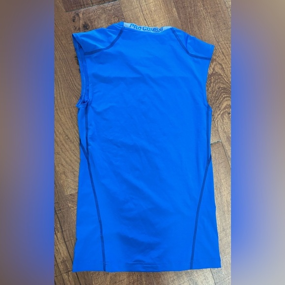 Nike pro combat compression men’s tank top sleeveless drifit Sz medium - Picture 7 of 8